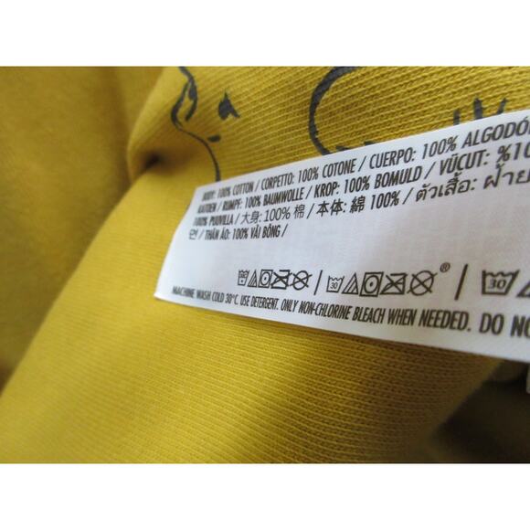 Disney WINNIE THE POOH Golden Yellow Knit Drop Waist Dress Ruffle Hem Size 3X - Picture 11 of 16